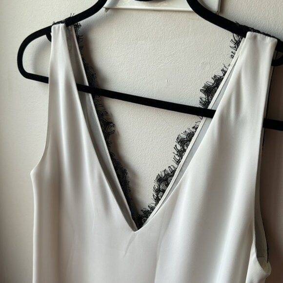 Babaton Black Lace V Neck Blouse - Picture 6 of 15